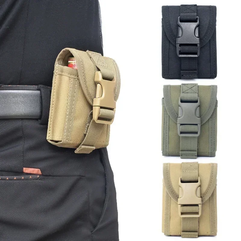 Équipement tactique gilet robuste pochette de munitions EDC noir Molle cordon de