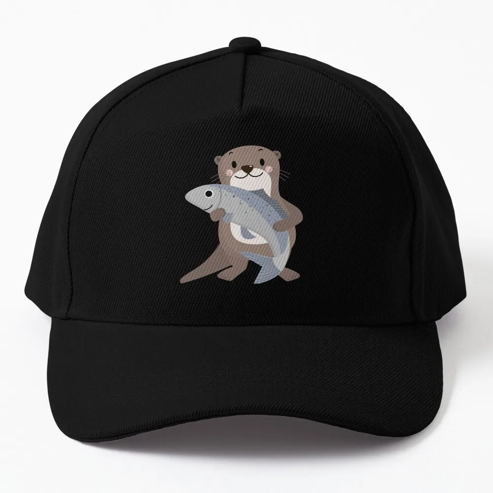 

sea otters pattern-Sea otters lovers Baseball Cap Kids Hat Golf Hat Snap Back Hat Anime Women's Hats Men's