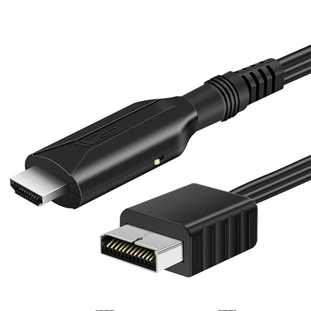 PS2 to Adapter Audio Video Converter Cable 1M for Sony PS2/PS1 to