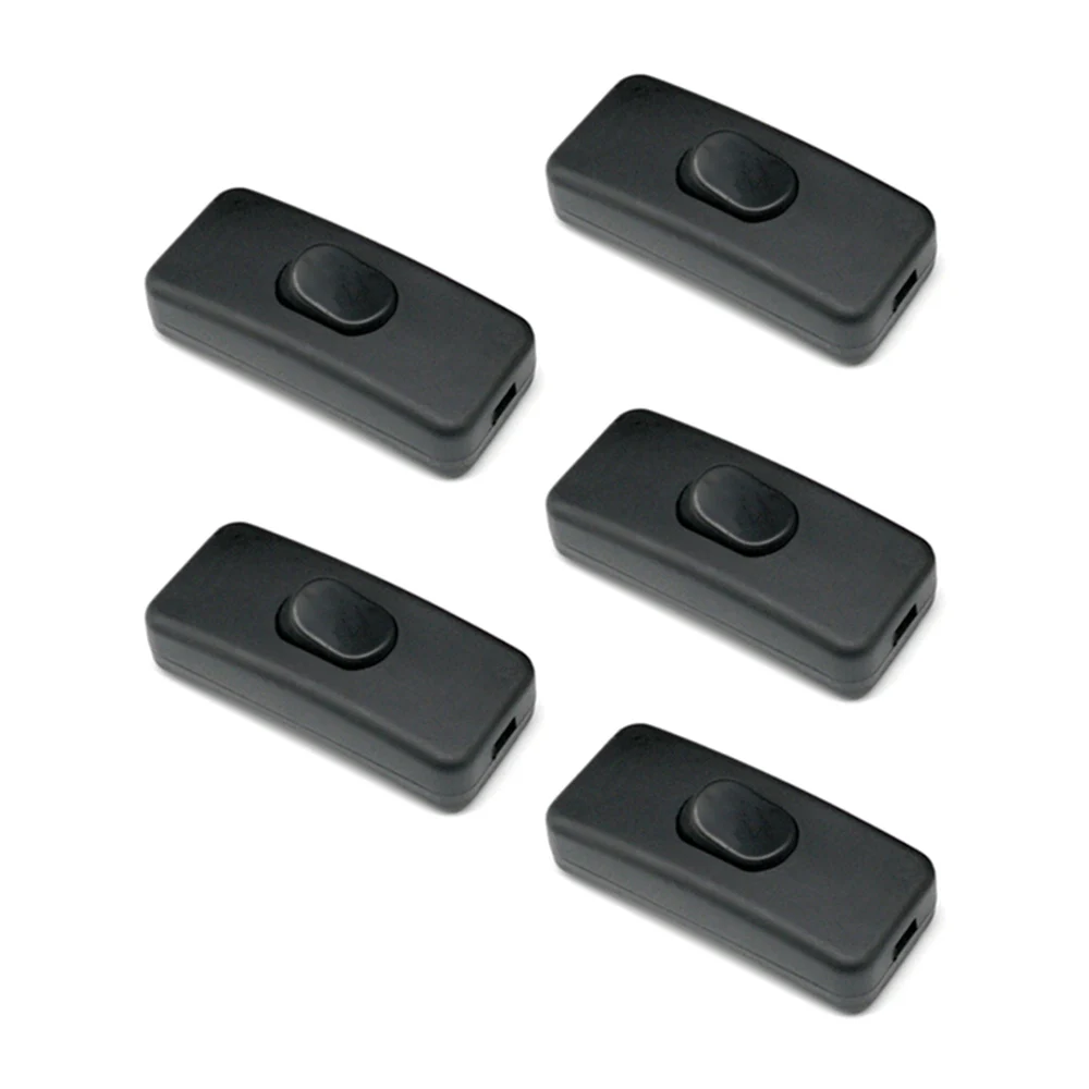 

303 Switch Black Inline ON OFF Table Lamp Desk Light Cord Cable Switch