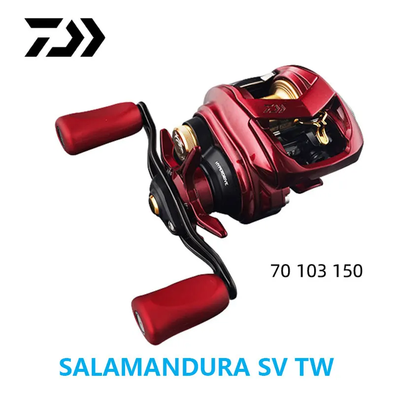 DAIWA SALAMANDURA SV TW 70 103 150 Low Profile 7+1BB 2CRBB Gear Ratio  6.3/7.1/8.1 Saltwater Freshwater Baitcasting Fishing Reel - AliExpress