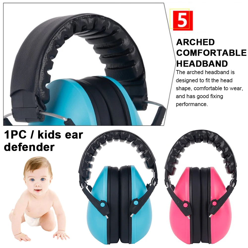 Casque de sécurité insonorisé pour enfants, Protection auditive, pliable,  réglable, anti-bruit, pour autisme