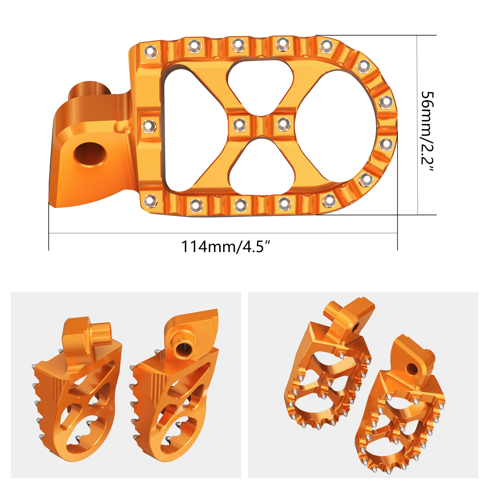 Foot Pegs FootRest Footpegs Rests Pedals For KTM EXC 300 EXCF 350 SX 250 SXF 450 1998-950 990 1090 1290 Adventure Supermoto motorcycle accessories,motorcycle foot pedals,motorcycle footrests