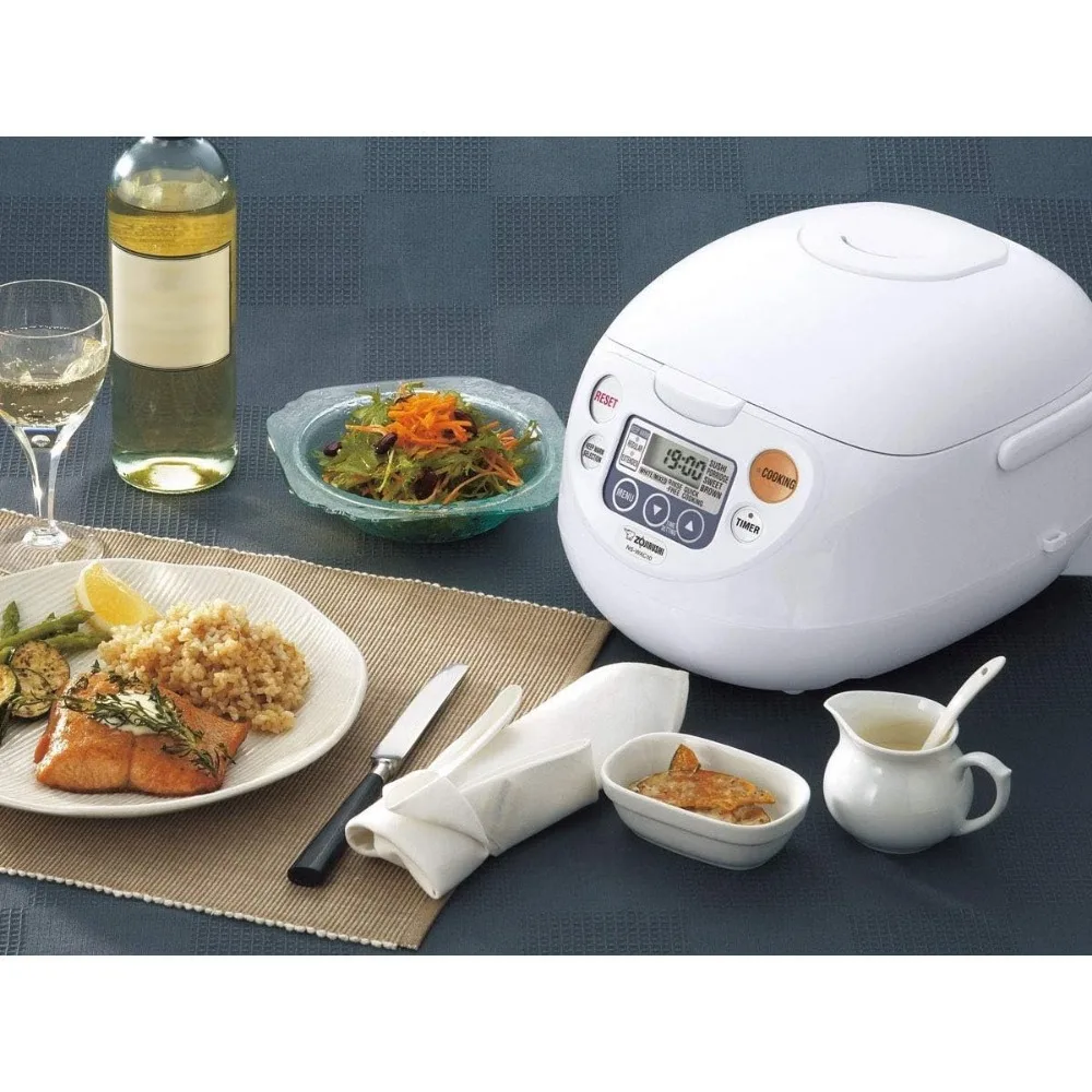 Micom Rice Cooker and Warmer (10-Cup/Cool White)