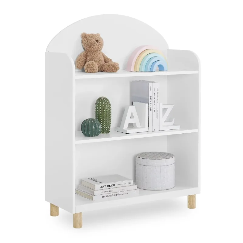 

Reese 3-Shelf Bookcase, Bianca White/Natural