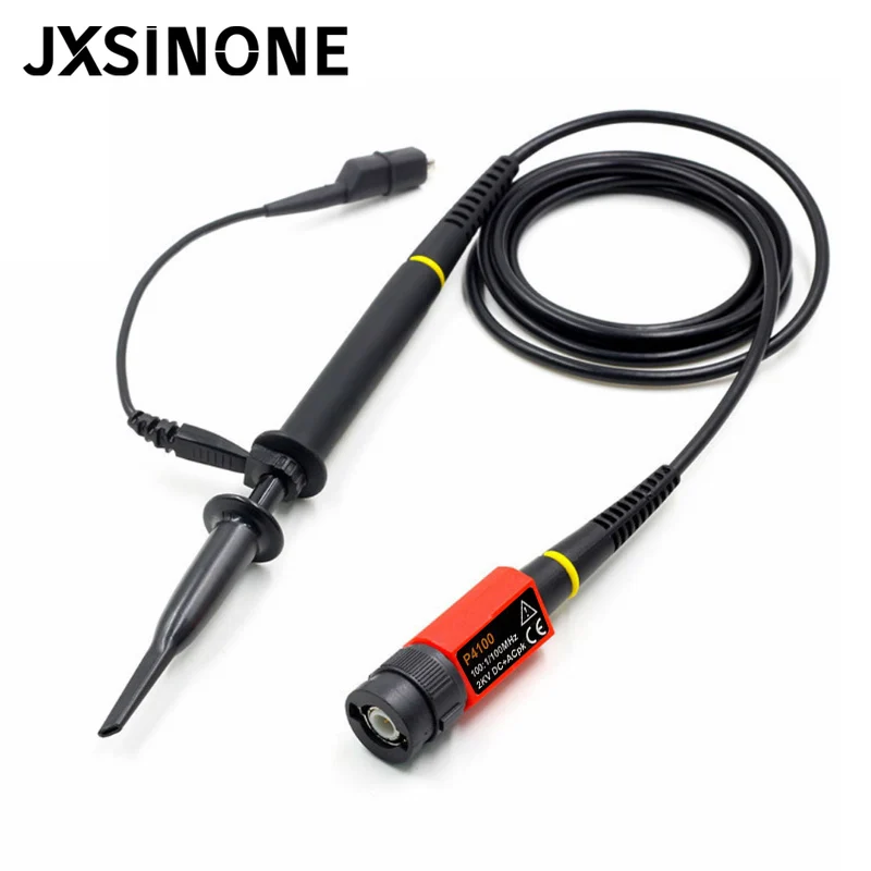 JXSINONE P4100 100MHz High Voltage Oscilloscope Probe 2KV with Accessory Kit 2000V 100:1 100X