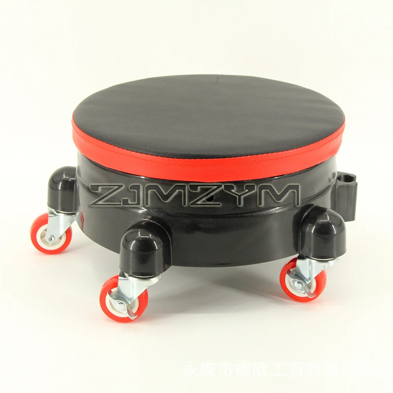 Rolling Bucket Dolly Easy To Use Car Wash Bucket Dolly Car Accessories Swivel Rolling Seat Cushion with Wheel Accessories