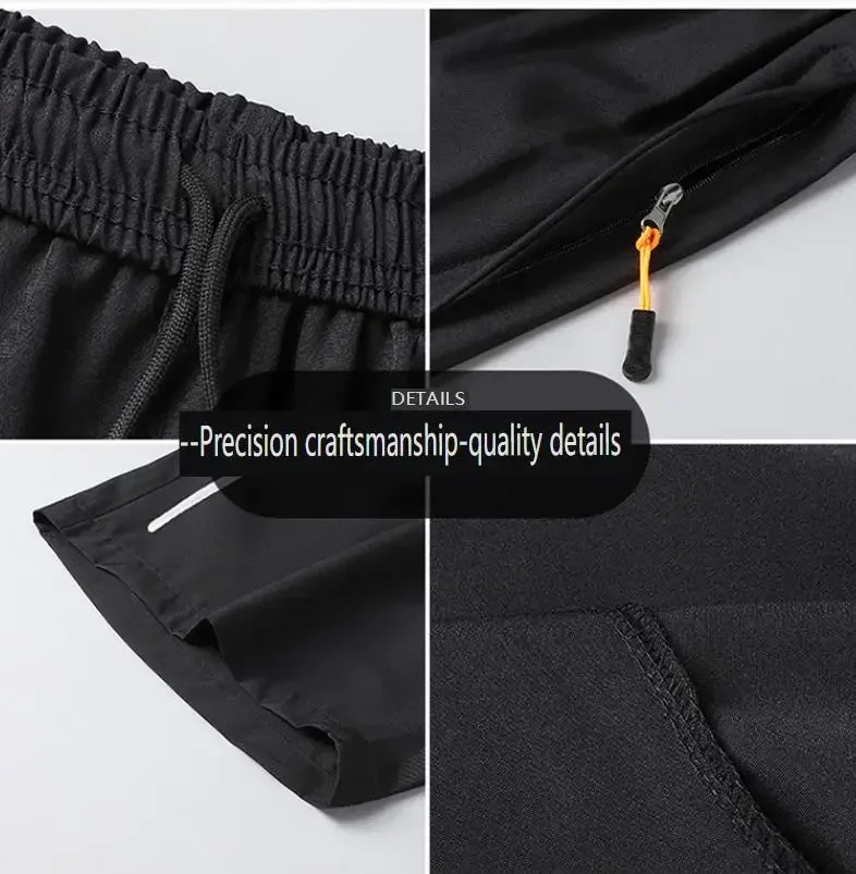 Datwa Fishing Pants Shorts M-5XL Men Casual Quick-drying Trousers Beach Fishing Pants Hiking Climbing Pant Cycling Sport