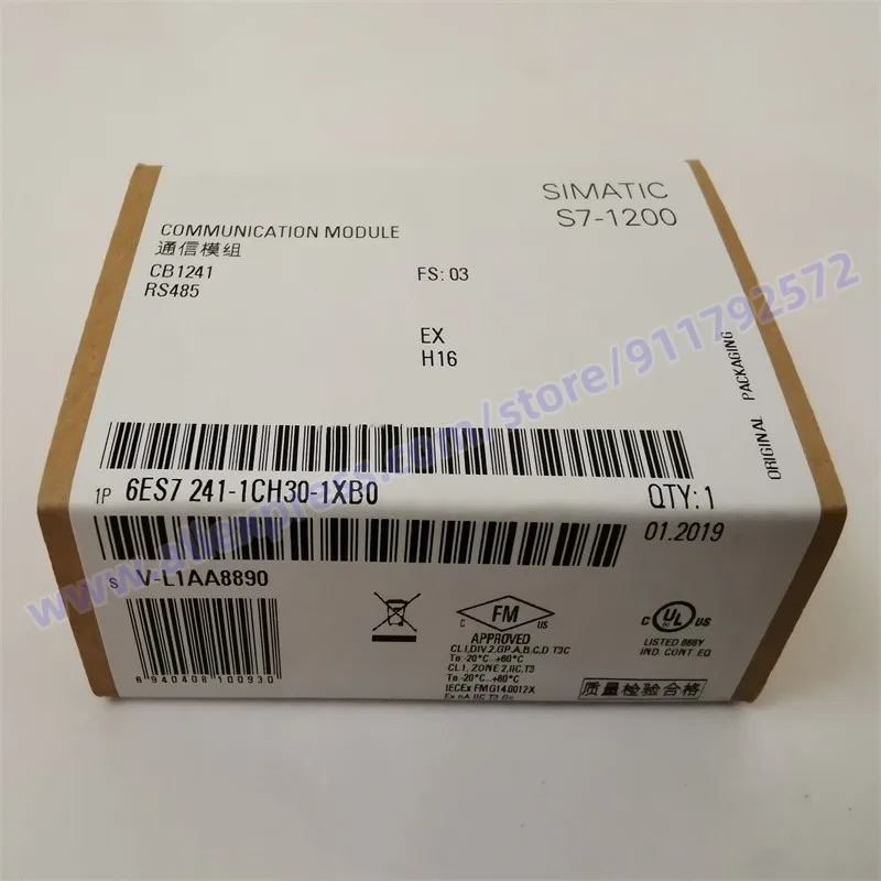 

Модуль коммуникационной платы 6ES7241-1CH30-1XB 0, новая и оригинальная упаковка, CB1241 RS485