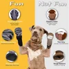 Outdoor Pet Dogs Breathable Socks Black Tie Anti-shedding Medium Large Dog Non-slip Socks Waterproof Dogs Shoes Pet Supplies