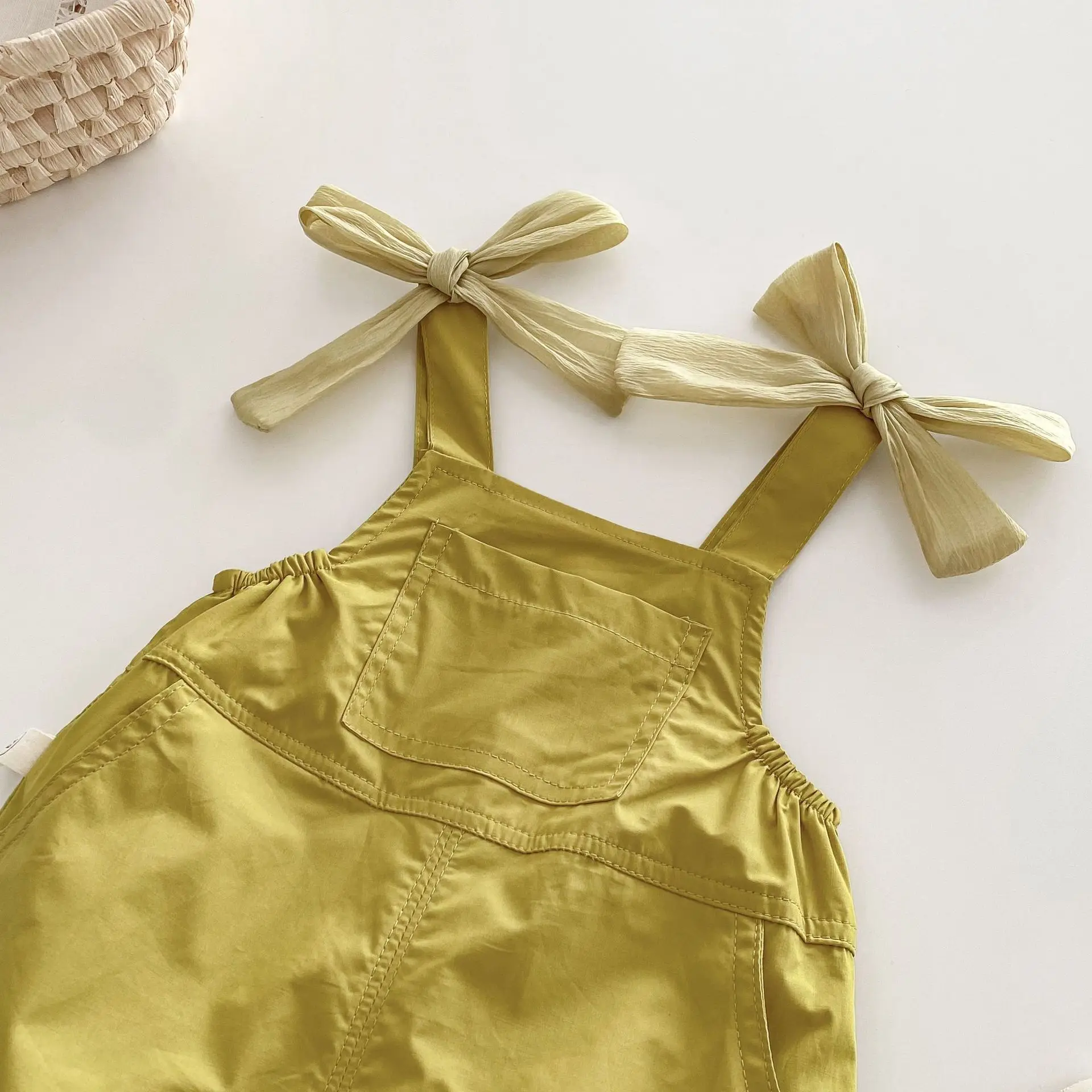 Girls’ Summer Bow Strap Shorts 4