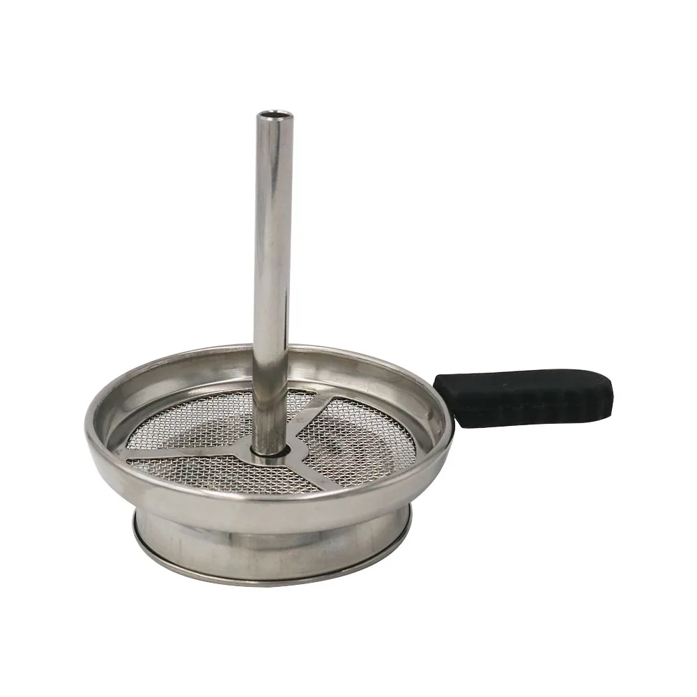 

SY 1PC Single Handle Heat Keeper Charcoal Holder Hole Stove Metal Material Steel Shisha Bowl Burner Accessories Sheesha Narguile