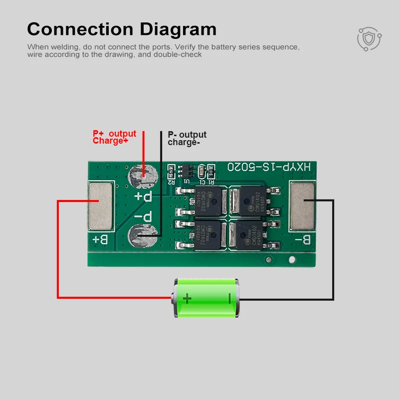 BMS 1S 12A 20A 25A 3.7V lithium battery protection board 18650 4.2V charging vol