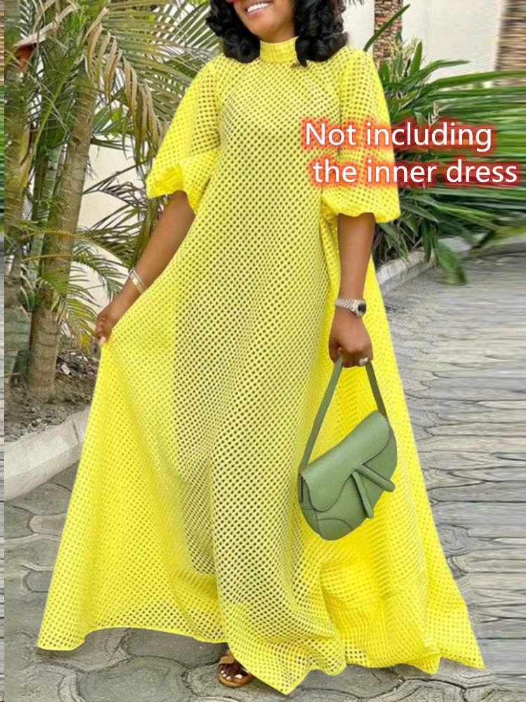 bohemian see through dress