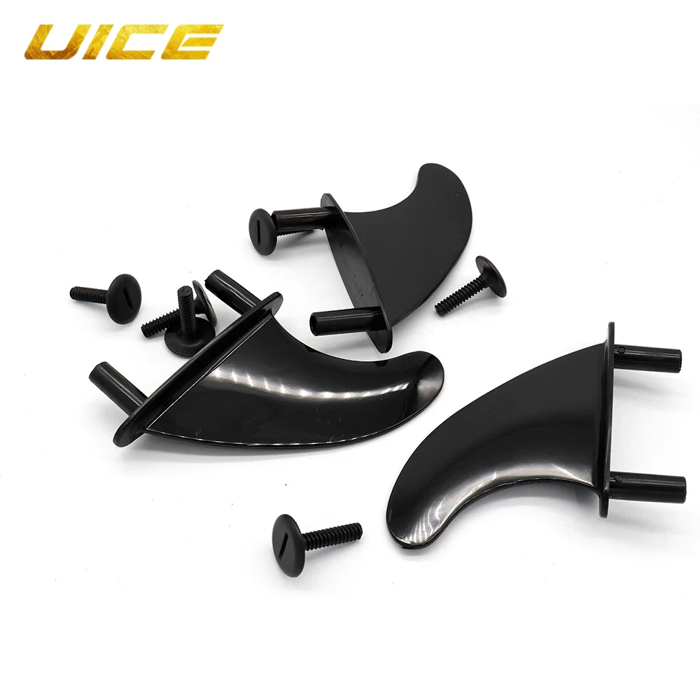 3Pcs/set Soft Surfborads Fins With Replacement 6 Fins Screws Bolts for Softboard SUP Stand Up Paddle Board