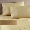 Queen King Pillowcase Cotton Polyester Solid for Bed Pure Thick Envelope Pillow Case Cover Soft Sleep Standard Size One Piece 3