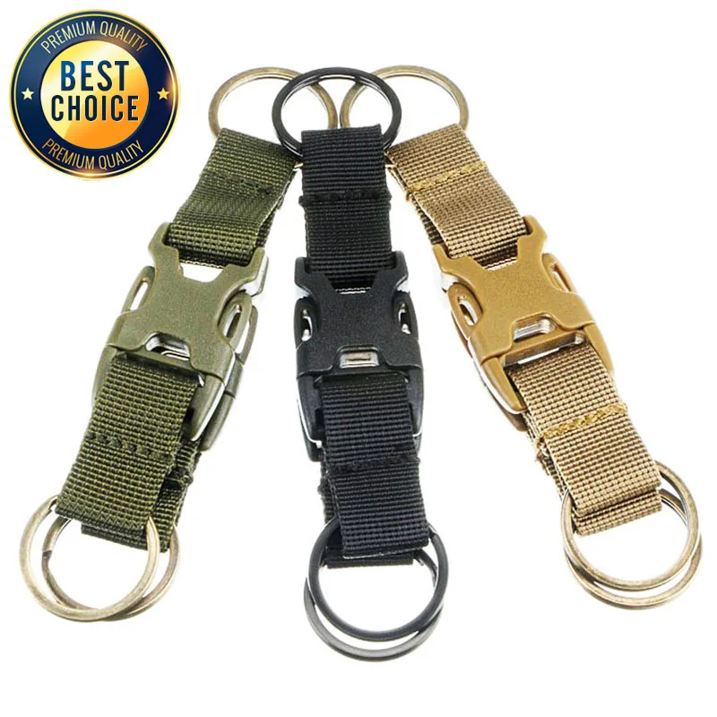 Nylon Tactical Belt Clip Buckle for Outdoor Sport Hiking Climbing