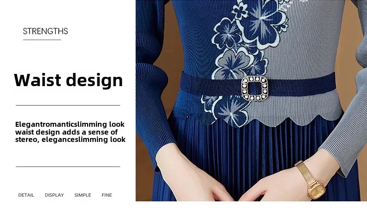 Robe à imprimé rétro coupe ajustée