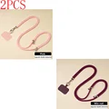 2PCS-Pink Red