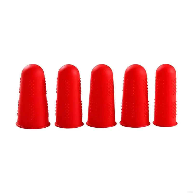 85DB Silicone Finger Protectors Covers Caps 3 Sizes for Hot Sewing Craft 5
