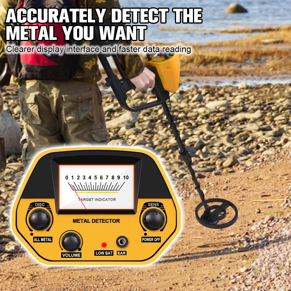 Professional Metal Detector Under Ground MD-5090 Outdoor IP68 Waterproof Treasures Gold Detectos Finders for Adults and Children 6