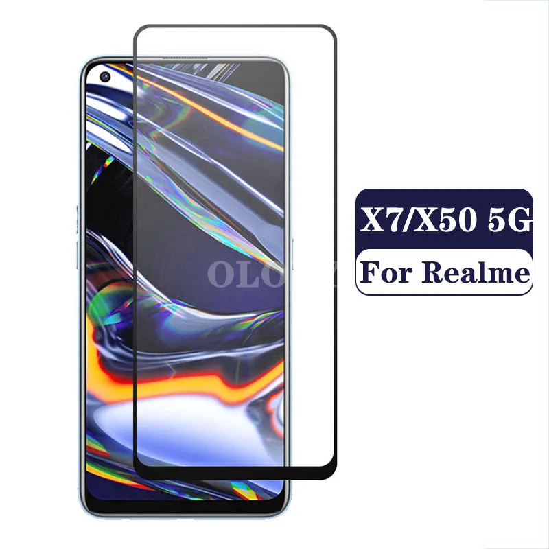 

Glass on Realme X50 Pro 5G Tempered Glass For OPPO Realme X7 X50 Pro x7pro x50pro Protective Phone Cristal film redme 7 x7 Vetro