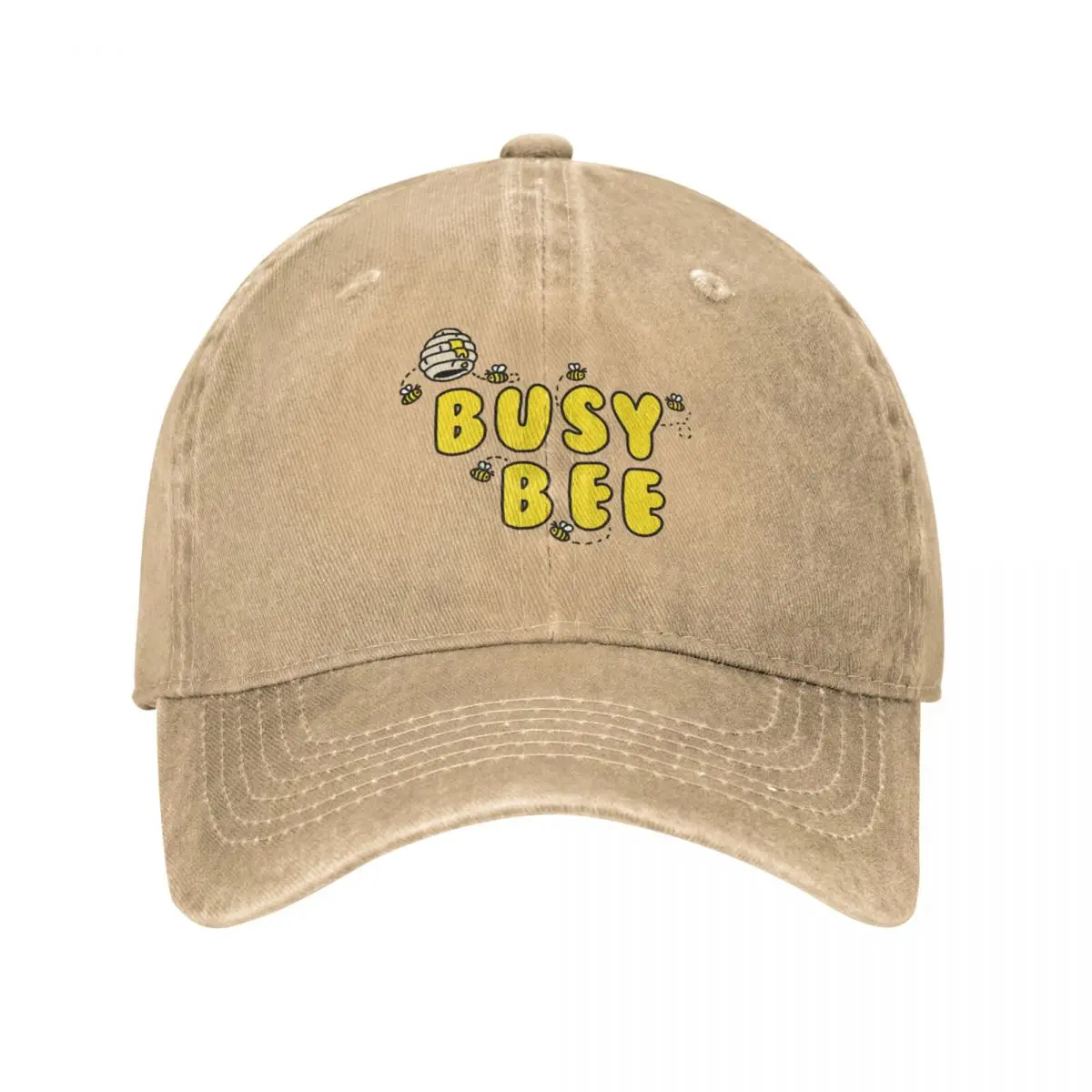 

Busy bee quote Cap Cowboy Hat baseball Beach outing Sun cap sun hat for children golf hat men Women's