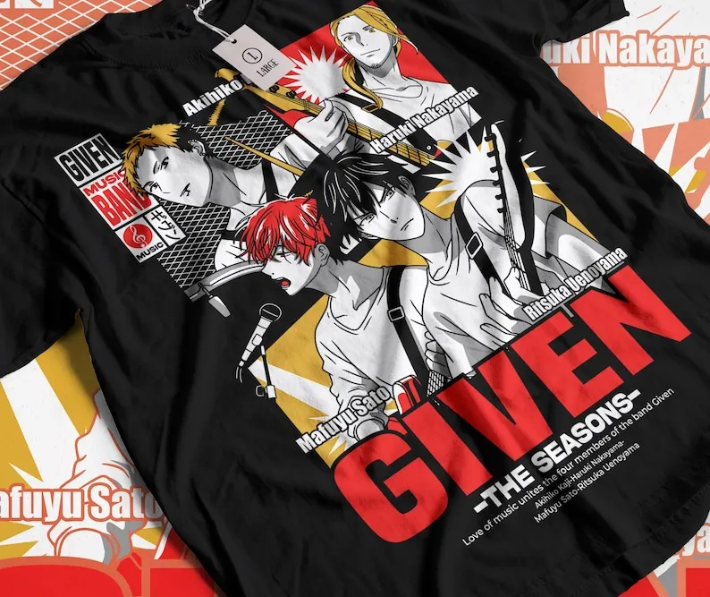 

Unisex Given t shirt, Ritsuka Uenoyama shirt, Mafuyu Sato shir