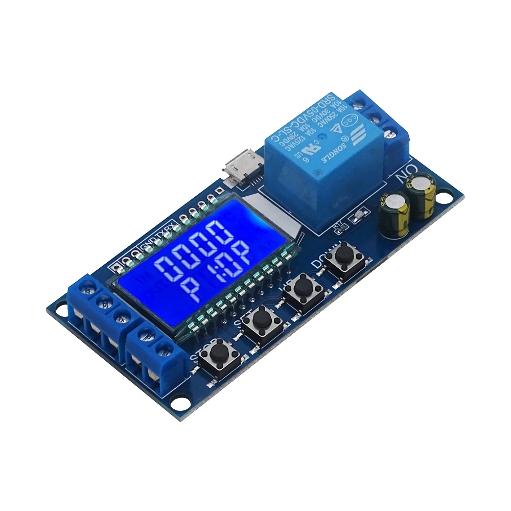 DC 5V Dual MOS LED Digitale Zeitverzögerung Relais Trigger Zyklus