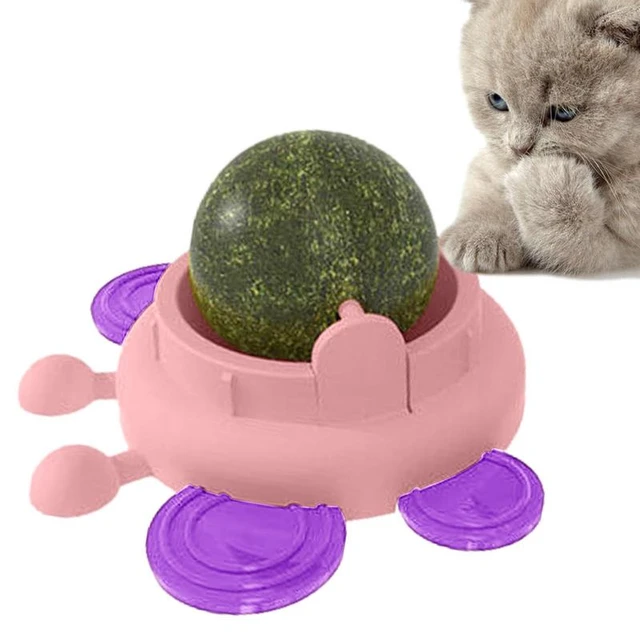 ATUBAN-Boule murale en herbe de cataire pour chat, jouet pour
