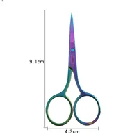 Stainless Steel Eyebrow Scissor Makeup Eyelash Trimmer Facial Hair Remover Manicure Scissor Nose Hair Tool Beauty Mini Scissors 2
