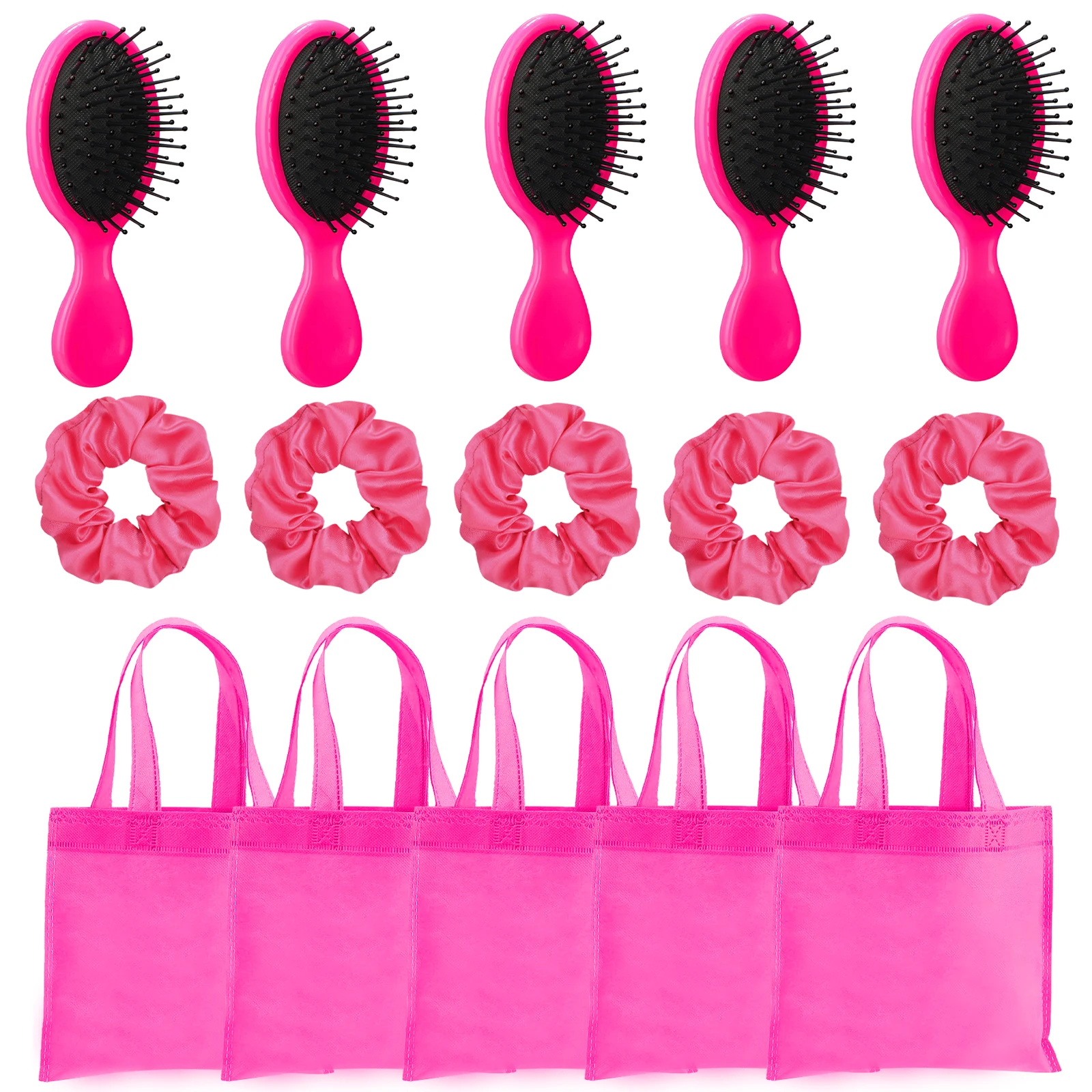 Air Cushion Combs 15piece gift set 5 rose red air cushion combs 5 gift bags headbands girls party bridesmaids souvenirs