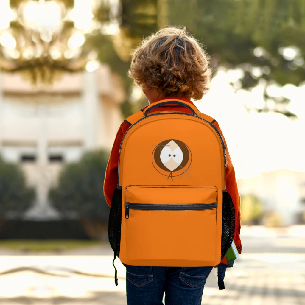 Kenneth Kenny McCormick For Girls Large Capacity Student Backpack Cartoon School Backpack  17inch 6
