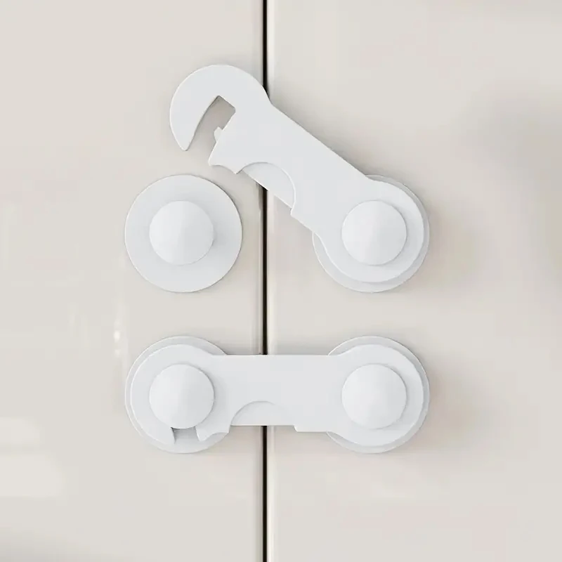 10Pcs Baby Safety Lock-Cabinets Rooms & Drawers Anti-trap Protection Lock Multifunctional Baby Safety cabinet lock child lock safety lock