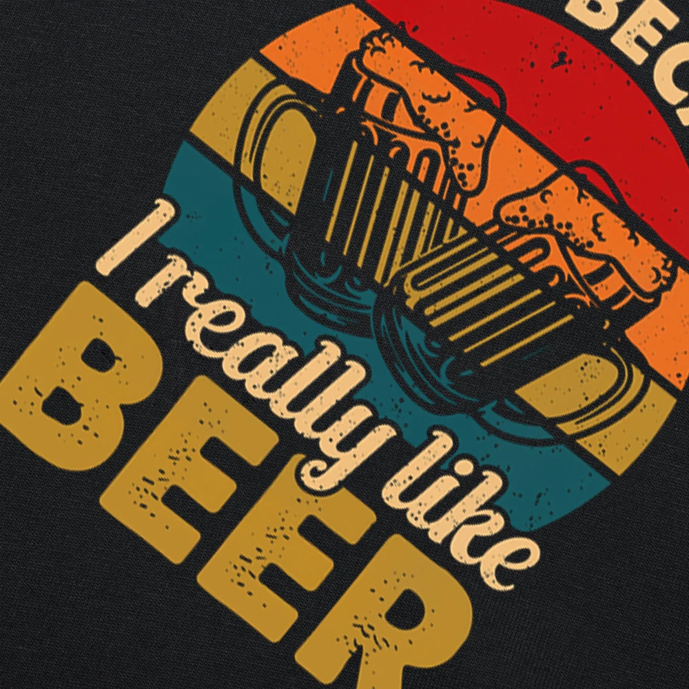 Quirky I Run for Beer Unisex Streetwear T-Shirt – Loose Fit Humor Tee
