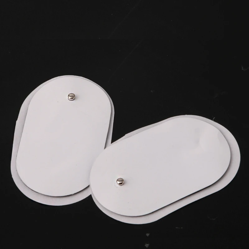 10Pcs ProtableSilicone Gel Tens Units Electrode Replacement Pads Accessories