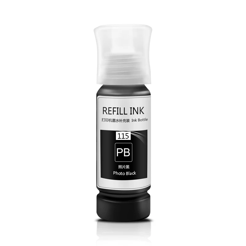 Refill ink kit 115 for Epson 115 Dye ink for Epson L8160 printer dye dye ink kit ink refill kit