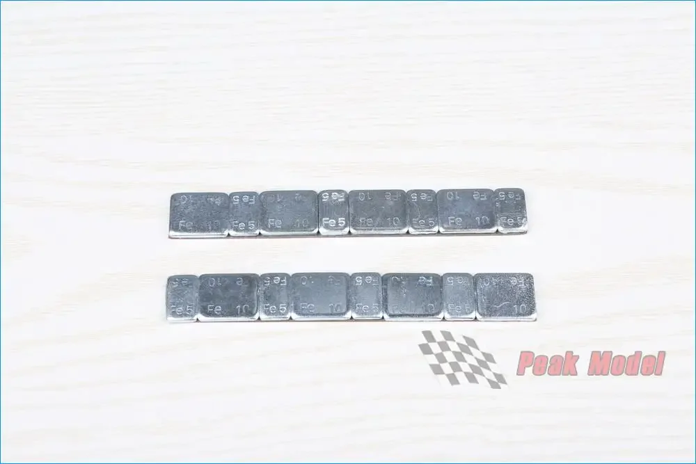 Poids d'équilibrage roue 60g auto-adhésif - 8 pièces 5g+10g
