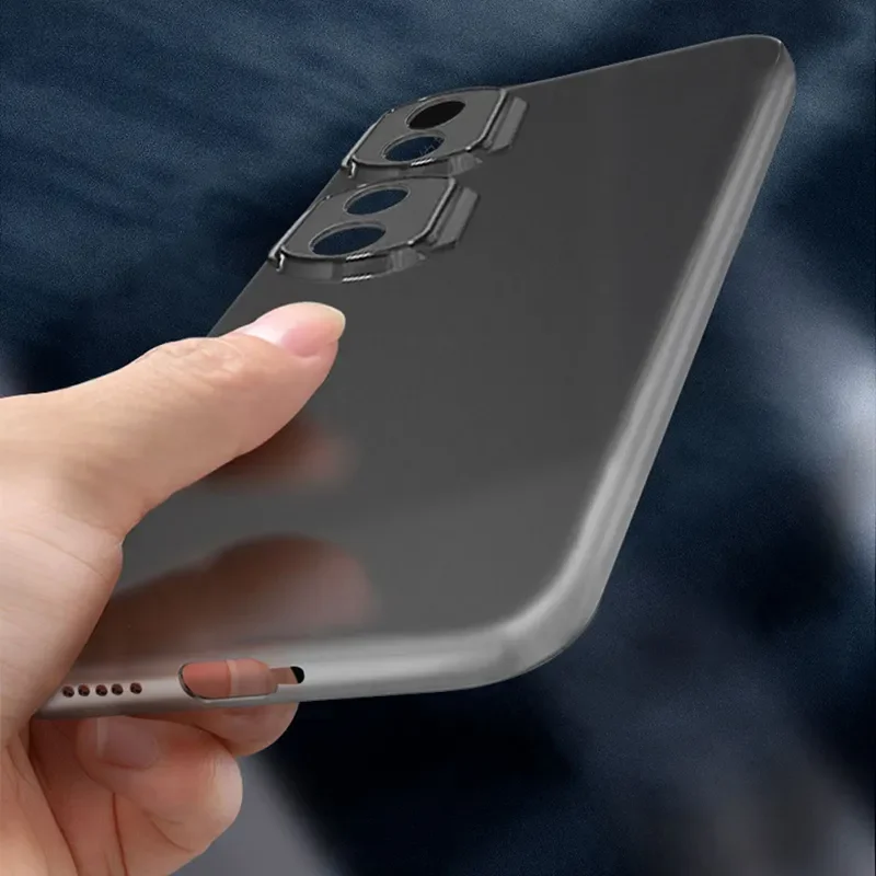 Ultra Thin Transparent Matte Silicone Case - Soft Slim Back Cover Shell, Candy Color TPU