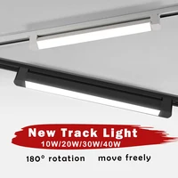 Led Track Light Spot LED 10/20/30/40W Wall Lamp Floodlight COB Rails Spot Track lighting Fixture Clothing Shop Living Room Home 1