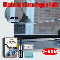 Nano Repair Fluid for Automotive Glass 3ml Quick Adhesive Repair Cracks in Automotive Windshields Auto Glass Nano Repair Fluid 1