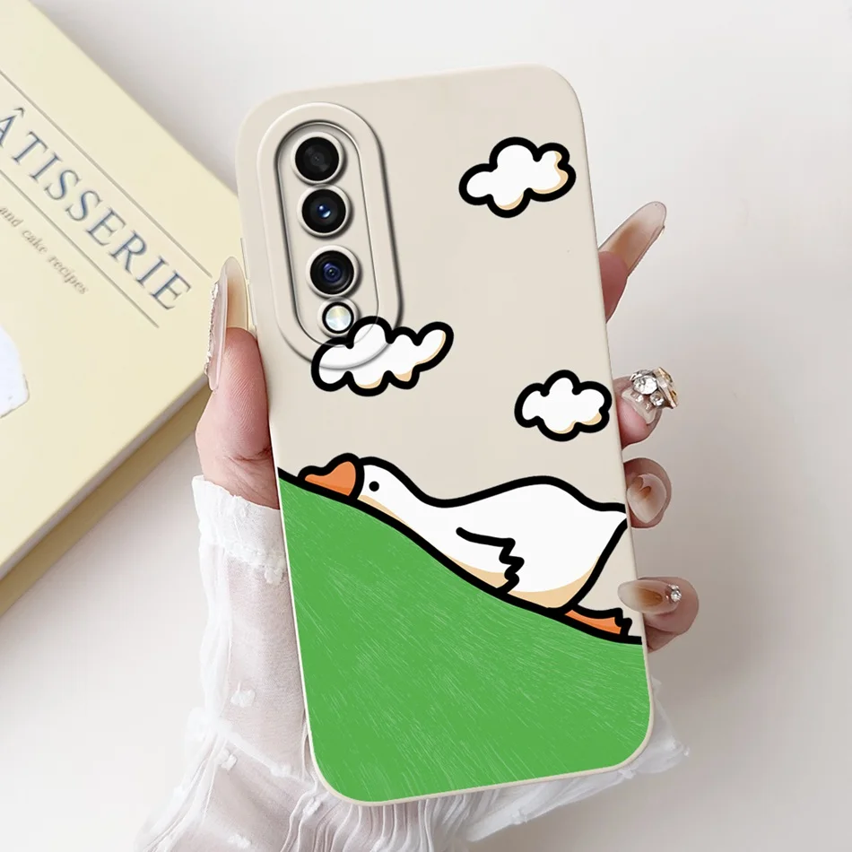 Cute Panda & Rabbit Cartoon Soft Silicone Shockproof Case - Fits Select Honor Models
