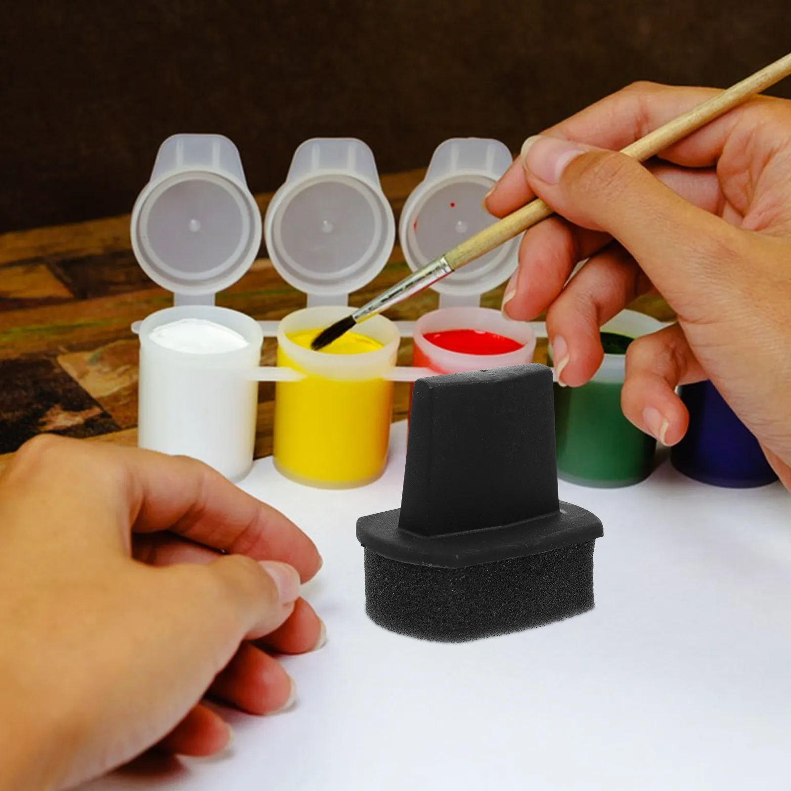 8Pcs 전문 등급 페인트 스폰지 어플리케이터 신발 부츠 자켓 자동차 좌석 소파 의자 DIY 색칠 도구