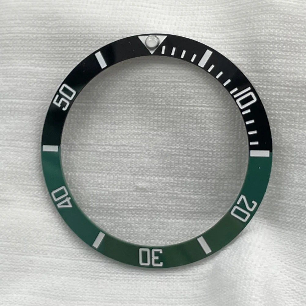38mm*30.5mm Watch Bezels Replacement Sloped Alloy Ceramic Bezel Case Ring Mouth Men Watch Accessories Repair Part