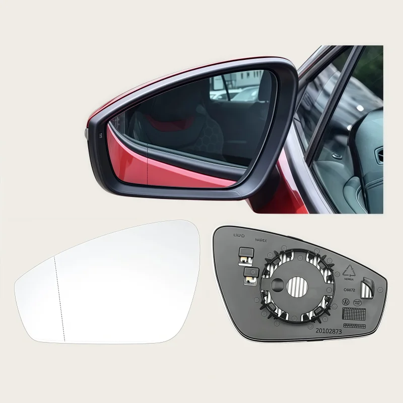폭스바겐 폭스바겐 폭스바겐 ID4 ID5 ID6 2020-2023, 아우디 Q4 E-TRON 2021-2024, 좌우 가열 미러 유리, 백미러 유리