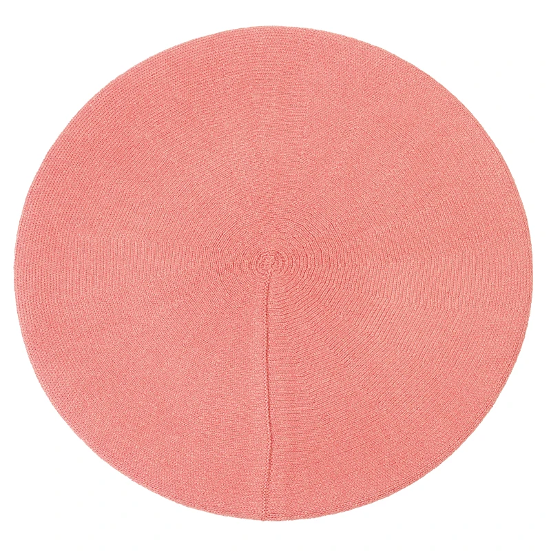 Hot Sale Geebro Women's Cashmere French Hat Causal Plain Knit Wool Soft Berets for Ladies Knitted Artist Beret Cap Hats_voghion.com