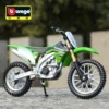 Bburago 1:18 Kawasaki KX 450F Die Cast Vehicles Collectible Motorcycle Model Toys 1