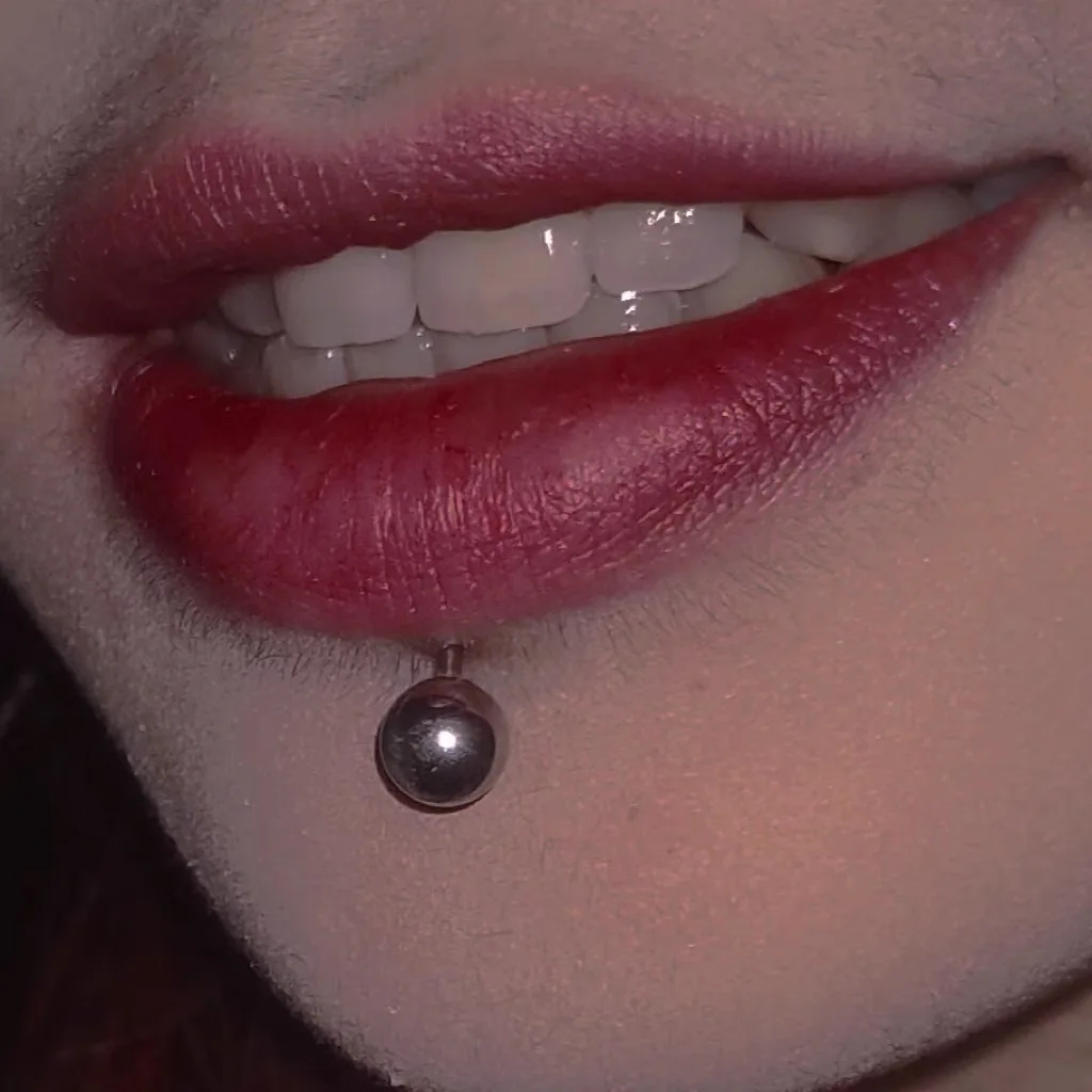 Trendy Ball Lip Ring Sfere In Acciaio Inossidabile Orecchini A Bottone Per Ragazza Cool Labret Piercing Jewelry Uomo Donna