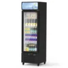 Commercial Display Refrigerator Merchandiser with Glass Door - 11.3 Cu.Ft Upright Drink Fridge Beverage Cooler with LED Lighting 1