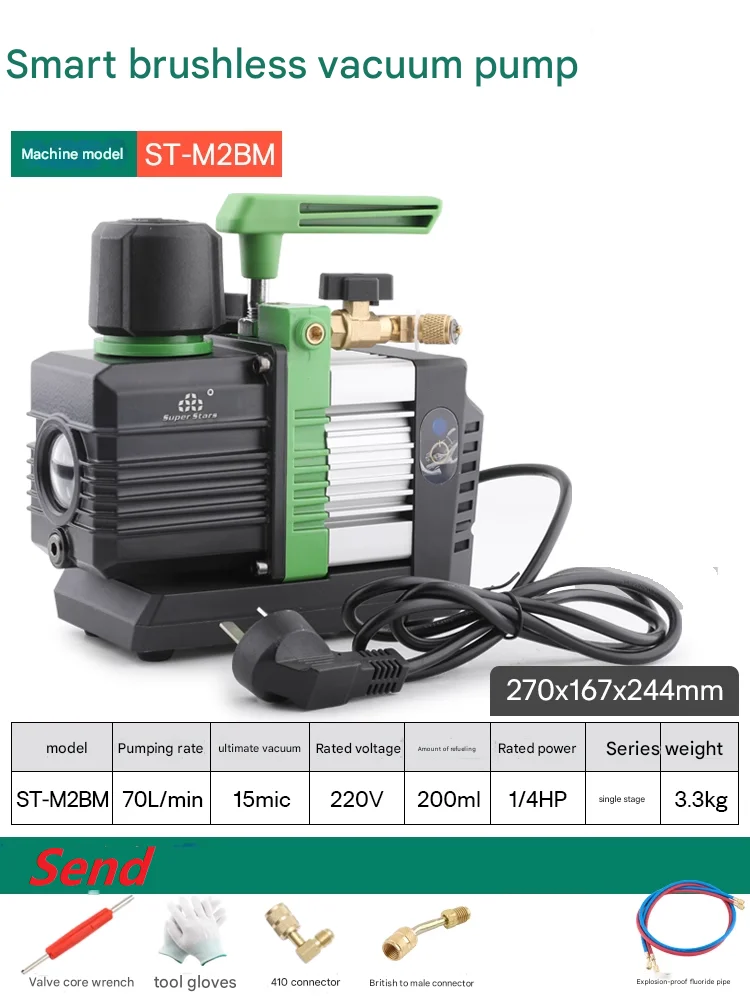 ST M2S Bomba De Vac o De Succi n Fuerte A Prueba De Explosiones 1 5L 